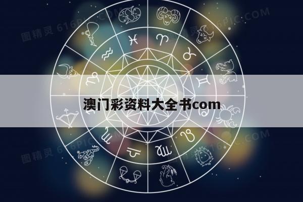 澳门彩资料大全书com